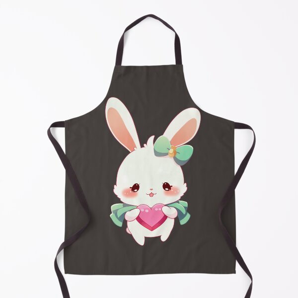 Item preview, Cute Little Bunny with Pink Heart designed and sold by lelixart.