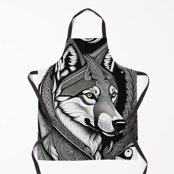 Item preview, Wild Beauty: A Grey and Black Wolf  designed and sold by Athena Milonas.
