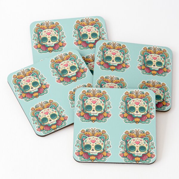 Item preview, Sugar Skull Cat designed and sold by Black-Glove.