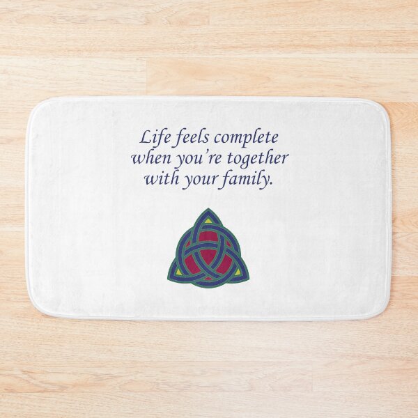Item preview, Life Feels Complete - Family Quote  designed and sold by CrankyOldDude.