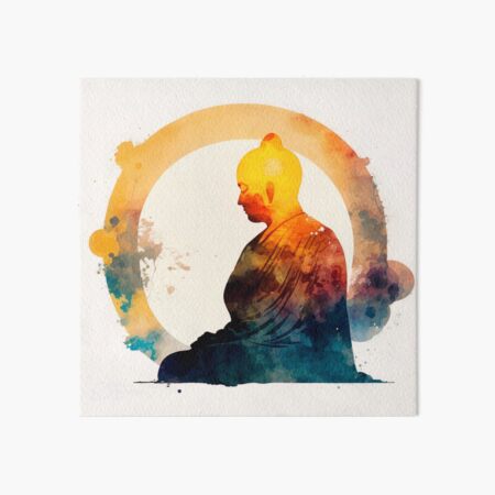 Item preview, Meditation Mindfulness Feng Shui Art designed and sold by RetComly.