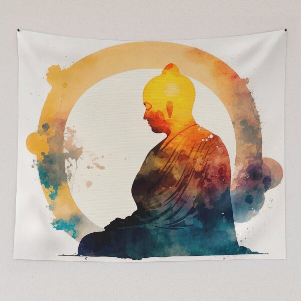 Item preview, Meditation Mindfulness Feng Shui Art designed and sold by RetComly.