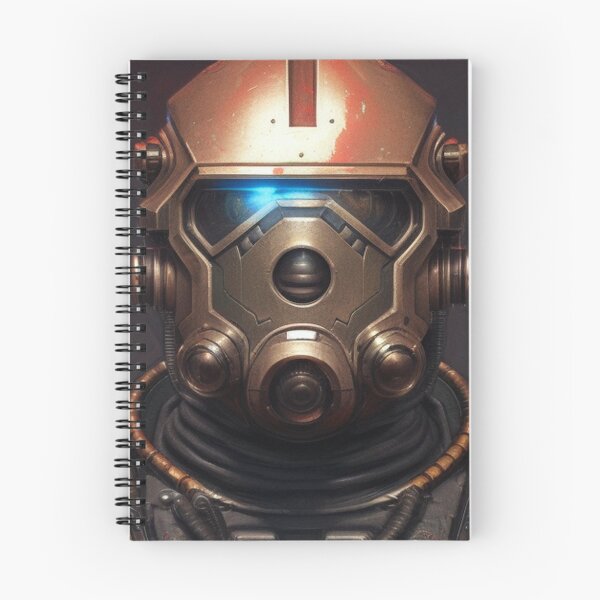 Item preview, cyber warrior in copper helmet designed and sold by rommir.