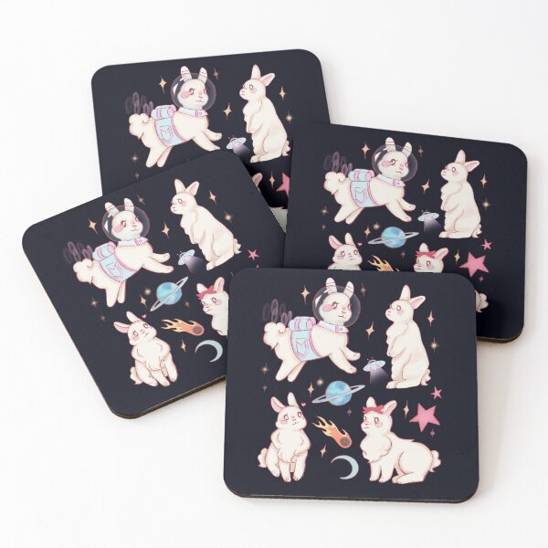 Item preview, Space bunny designed and sold by Pinkalpacax.