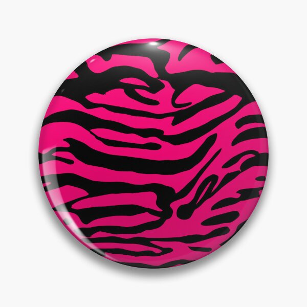 Item preview, Magenta and Black Abstract Zebra Stripes designed and sold by asurtiumgreen.
