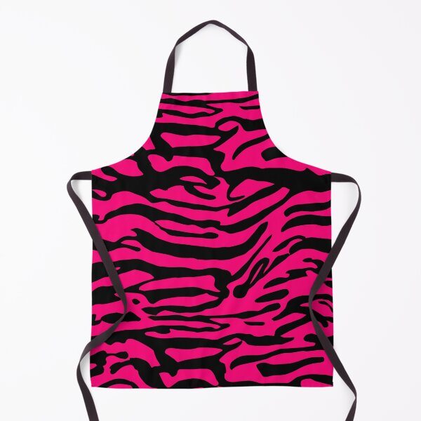 Item preview, Magenta and Black Abstract Zebra Stripes designed and sold by asurtiumgreen.