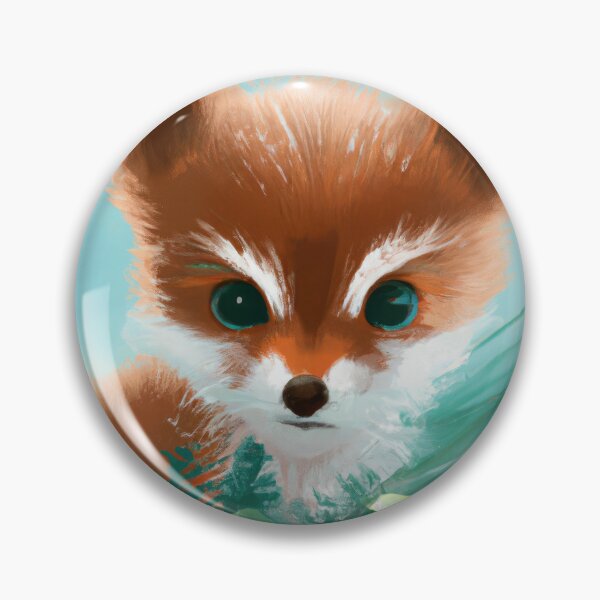 Item preview, Fox Cub Cute In the Winter Foliage| Fox Illustration | Fox Watercolor Drawing designed and sold by phillipbooth.