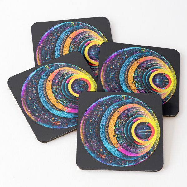 Item preview, Circumference 0005, The psychedelic vibes of "Circumference" art are perfect for T-shirts, posters, and other merchandise designed and sold by randycolby.
