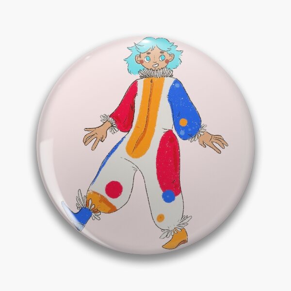 Artikelvorschau, Klassischer Clown-Poof entworfen und verkauft von vintageshooter.