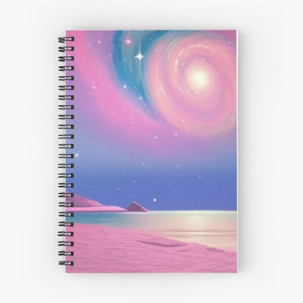 Item preview, Beautiful galaxy meets endless sea and pink sandy beach designed and sold by Girly-Universe.