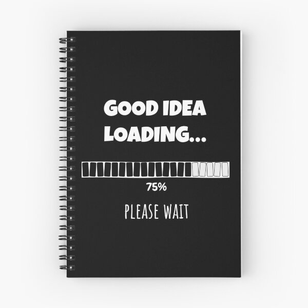 Item preview, Good Idea Loading... Please wait | Funny and witty loading bar text design designed and sold by ArtworkbyEmmy.