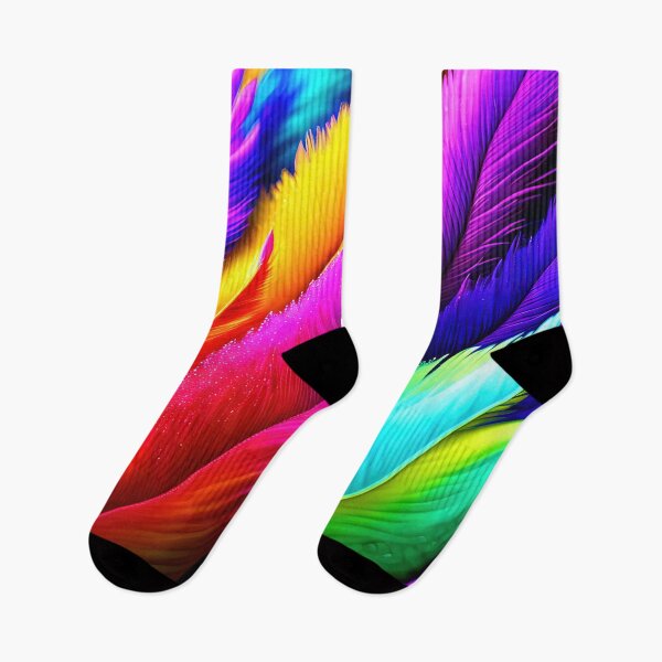 Item preview, Abstract bright coloured feathers illustration designed and sold by Graphics By Craig.