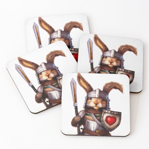 Item preview, Medieval Warrior Bunny: Adorable Valentine designed and sold by ebrawne.