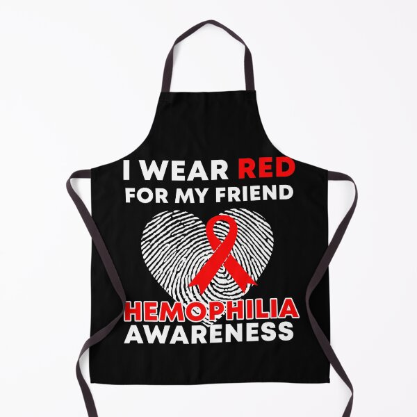 Item preview, I Wear Red For My Friend Hemophilia Awareness designed and sold by Color-Sparkle.