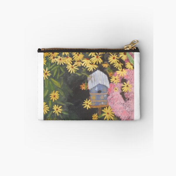 Item preview, Bird house and Black Eyed Susans designed and sold by jackmckenzieart.