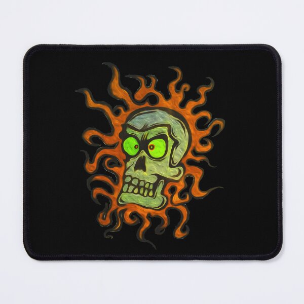 Item preview, Skully the Flaming Voodoo Skull designed and sold by Gogmagosh.