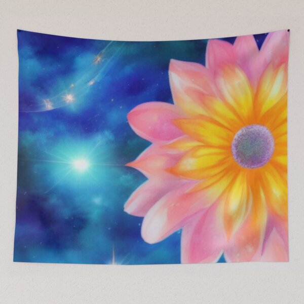 Item preview, Soft Floral Starry Sky Watercolor No 6 designed and sold by BassHeadMomma.