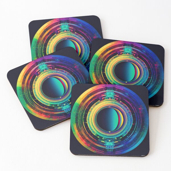 Item preview, Circumference 0009, The glitch-filled designs of "Circumference" are a modern twist on traditional circular artwork, elevating them to the next level designed and sold by randycolby.