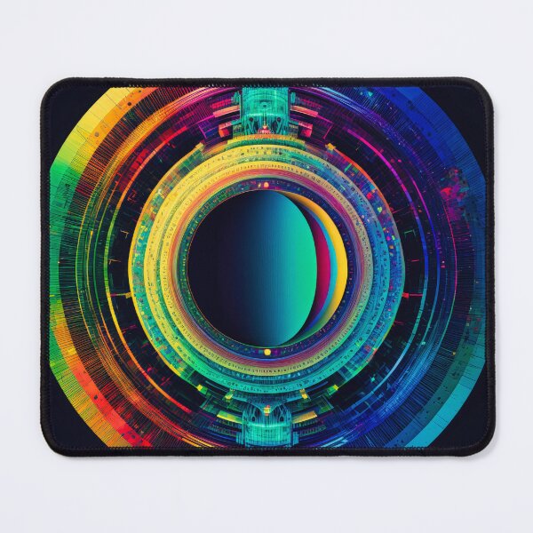 Item preview, Circumference 0009, The glitch-filled designs of "Circumference" are a modern twist on traditional circular artwork, elevating them to the next level designed and sold by randycolby.