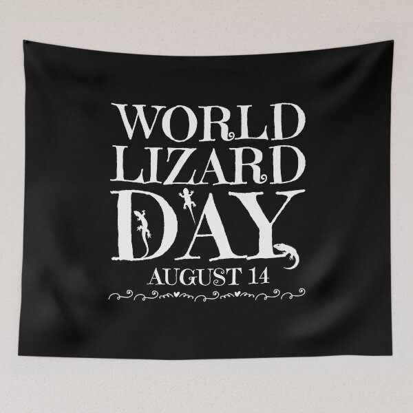 Item preview, World Lizard Day designed and sold by PetSafari.