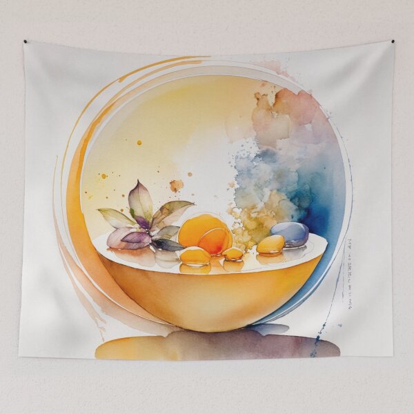Item preview, Feng Shui Zen Watercolor Nature Art designed and sold by RetComly.