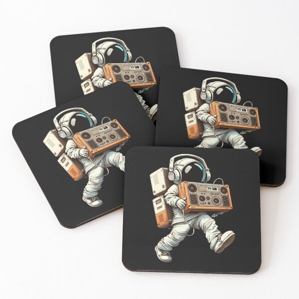 Item preview, Astronauta con Boombox designed and sold by TheJaMoke.