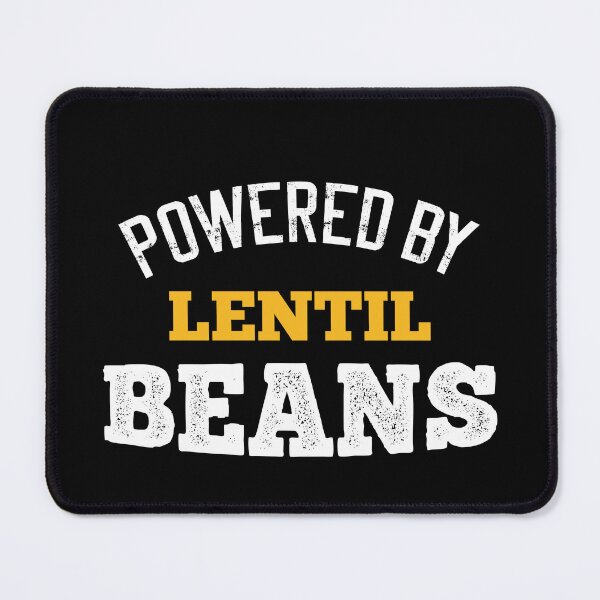 Item preview, Powered By Lentil Beans Funny Sarcastic Lentil Beans Lover designed and sold by SharpThreadZ.