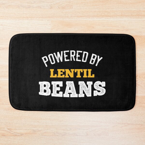 Item preview, Powered By Lentil Beans Funny Sarcastic Lentil Beans Lover designed and sold by SharpThreadZ.
