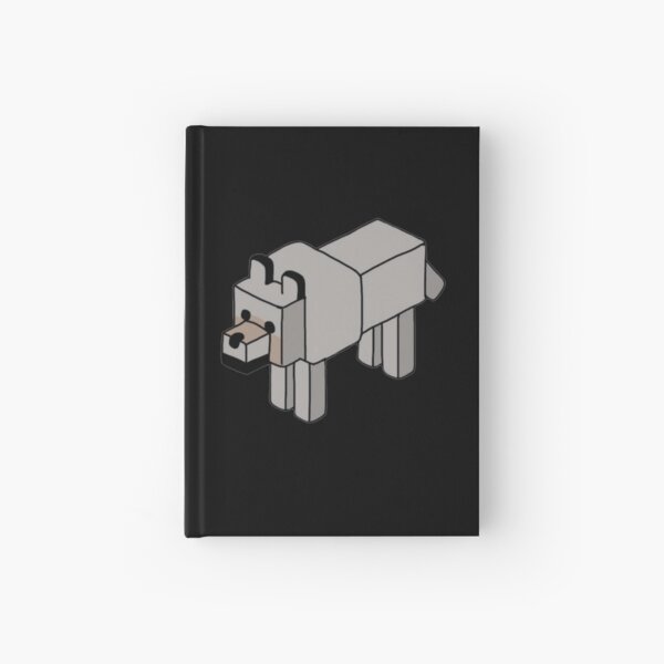 Cuadernos de tapa dura: Minecraft Lobo | Redbubble