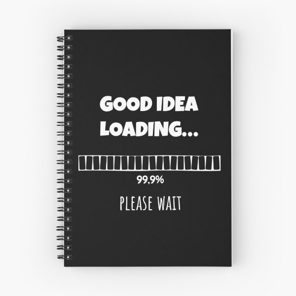 Item preview, Good Idea Loading... Please wait | Funny and witty loading bar text design designed and sold by ArtworkbyEmmy.