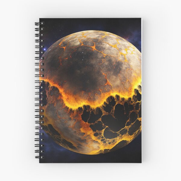 Item preview, Galactic Volcano on Yellow Planet designed and sold by ShoPellY.