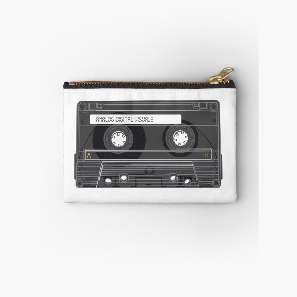 Artikelvorschau, T-Shirt mit Kassettenband-Grafik (Farbgebung Anthrazit) Analog / Musik entworfen und verkauft von analogdigitalvz.