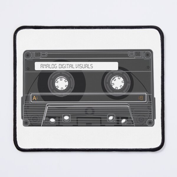 Item preview, Cassette Tape Graphic Tee (Charcoal Colorway) Analog / Music designed and sold by analogdigitalvz.