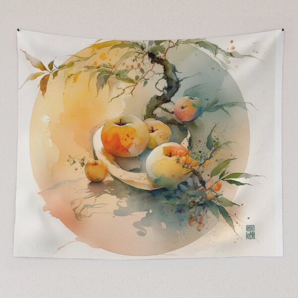 Item preview, Feng Shui Fortune with Watercolor Art designed and sold by RetComly.