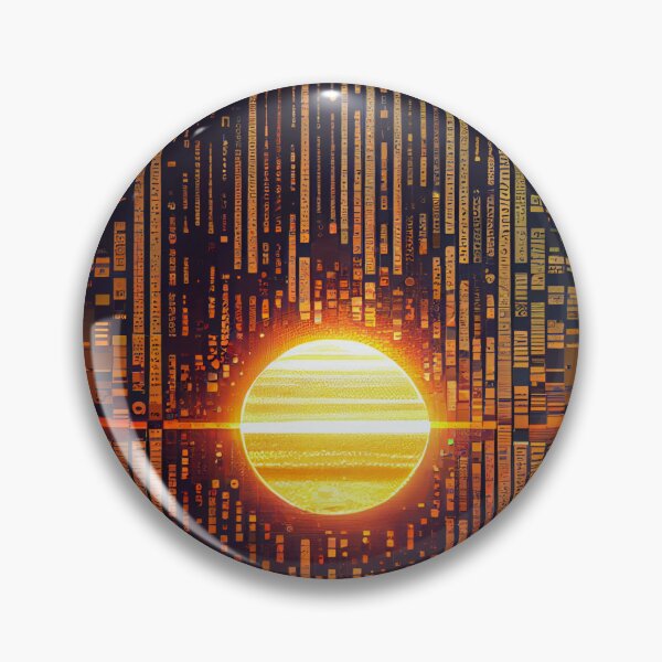 Item preview, Bright Sun Circuit Art - Matrix Minimalist designed and sold by mcmtdesigns.