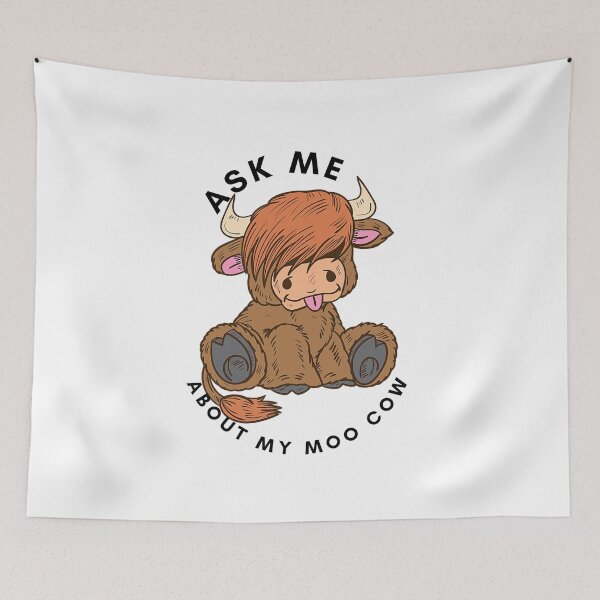Item preview, Ask Me About My Moo Cow designed and sold by Echo Aesthetics.
