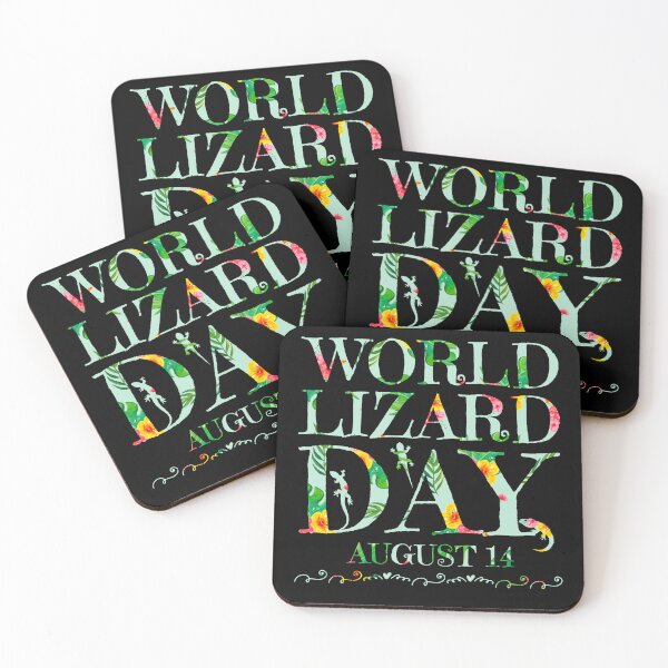 Item preview, World Lizard Day Floral designed and sold by PetSafari.