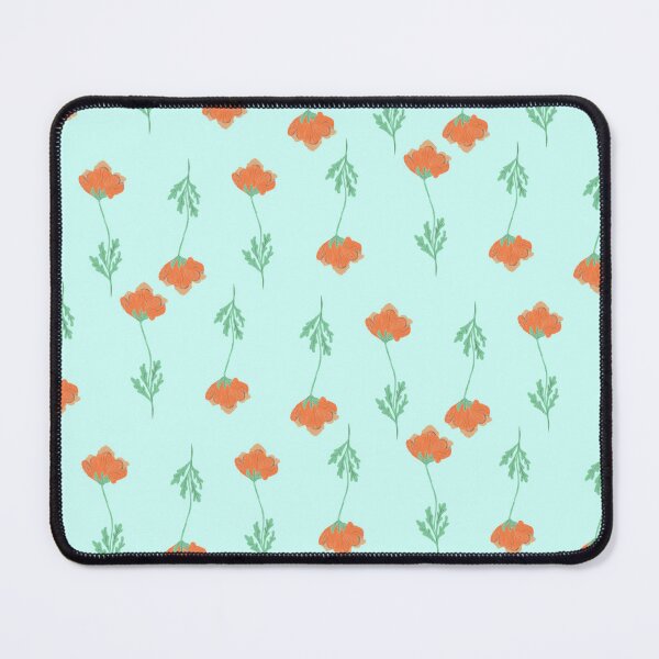 Item preview, Orange poppies pattern. designed and sold by LynseysArtShop.