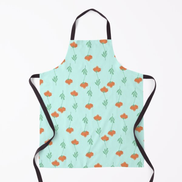 Aperçu de l'œuvre Motif coquelicots orange. créée et vendue par LynseysArtShop.