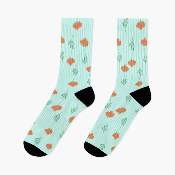 Item preview, Orange poppies pattern. designed and sold by LynseysArtShop.