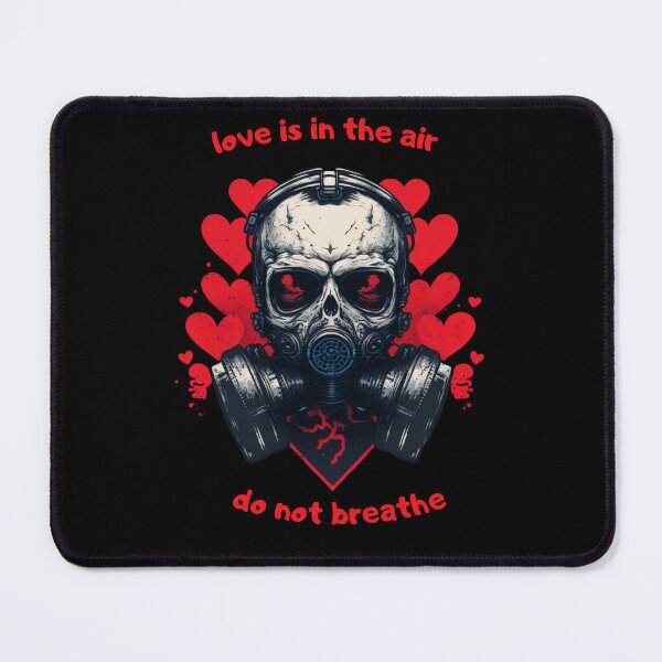 Item preview, Valentine’s skull | love is in the air do not breathe | best gift for the valentine’s day designed and sold by LiartVibes.