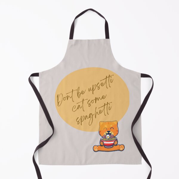 Item preview, Cat Eating Spaghetti - Don`t be Upsetti Cat Some Spaghetti - Funny Animal Meme designed and sold by zeddy-store.