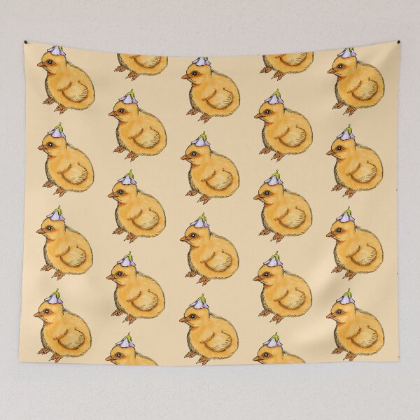 Item preview, Chick with a flower hat designed and sold by -Senaar-.