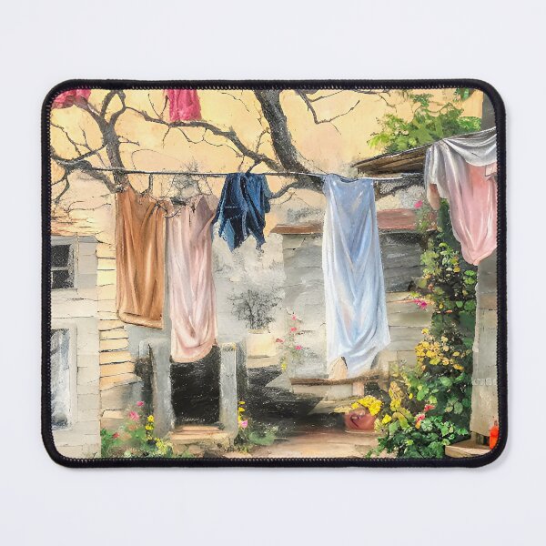 Item preview, Sun Dry Laundry Print designed and sold by LRenee Art Studio.