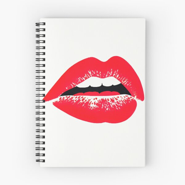 Item preview, Red Lips Minimalistic Modern Art designed and sold by PinkNomad.