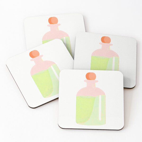 Item preview, Retro Abstract Apothecary Bottle Pastel Modern Art designed and sold by PinkNomad.