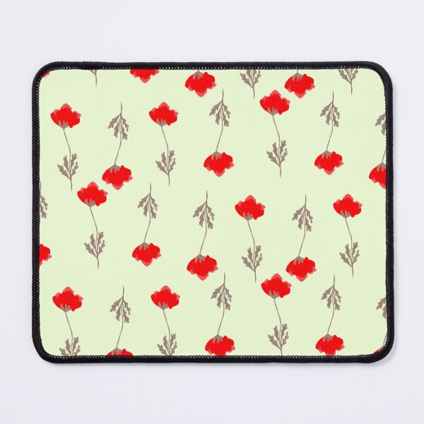 Item preview, Red poppies pattern. designed and sold by LynseysArtShop.
