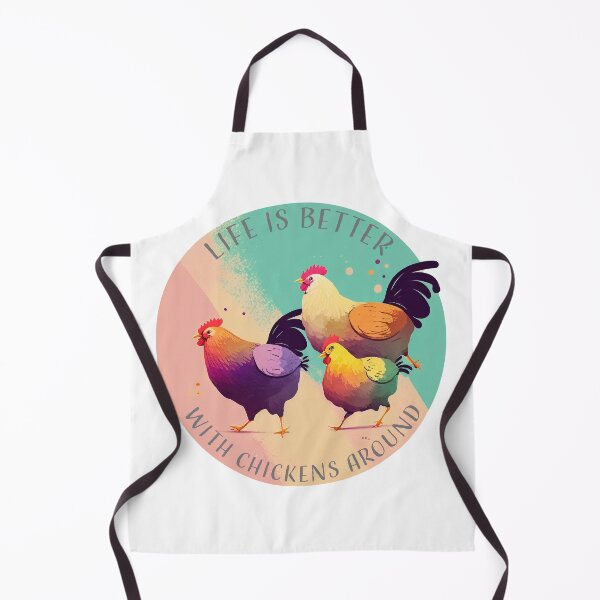 Item preview, Life is Better with Chickens Around designed and sold by TheJadeCat.