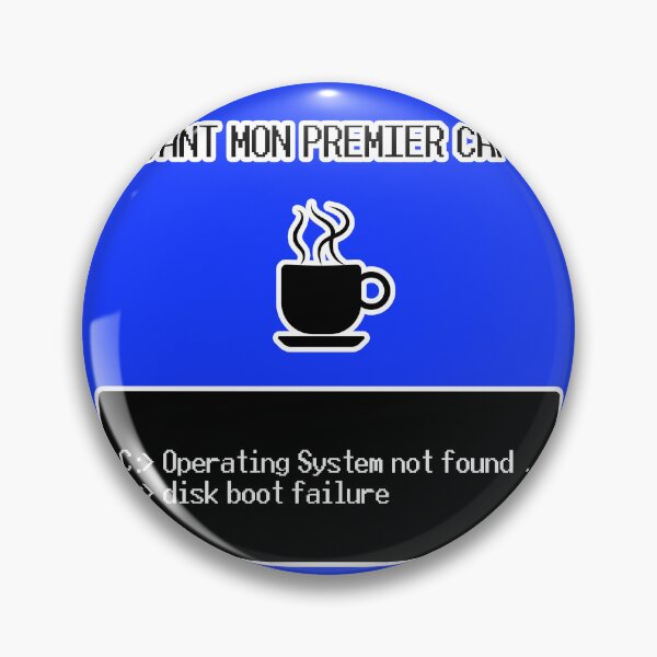 Item preview, Operating system not found - Before my first coffee designed and sold by GeekZoneQc.