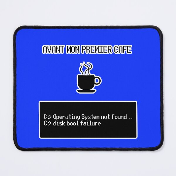 Item preview, Operating system not found - Before my first coffee designed and sold by GeekZoneQc.